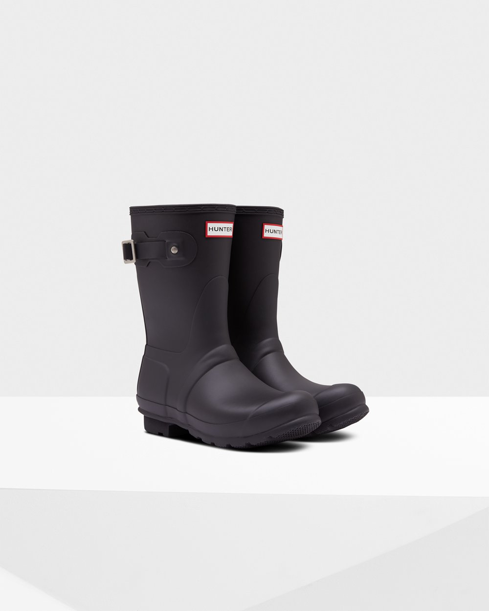 Botas de Lluvia Cortas Hunter Mujer - Original Insulated - Negros - DTIKOUN-50